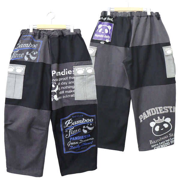 PANDIESTA シンメトリー 切替 リメイク カーゴパンツ(595958 MENS/WOMENS)