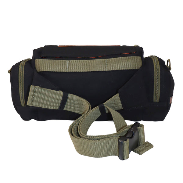 熊猫謹製 ミリタリー ドラム型 ウエストバッグ（595901 MENS/WOMENS)