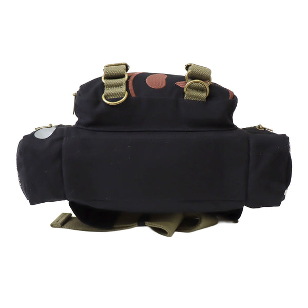 熊猫謹製 ミリタリー ドラム型 ウエストバッグ（595901 MENS/WOMENS)