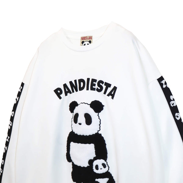 PANDIESTA ぬいぐるみパンダ プルオーバー (595105 MENS/WOMENS)
