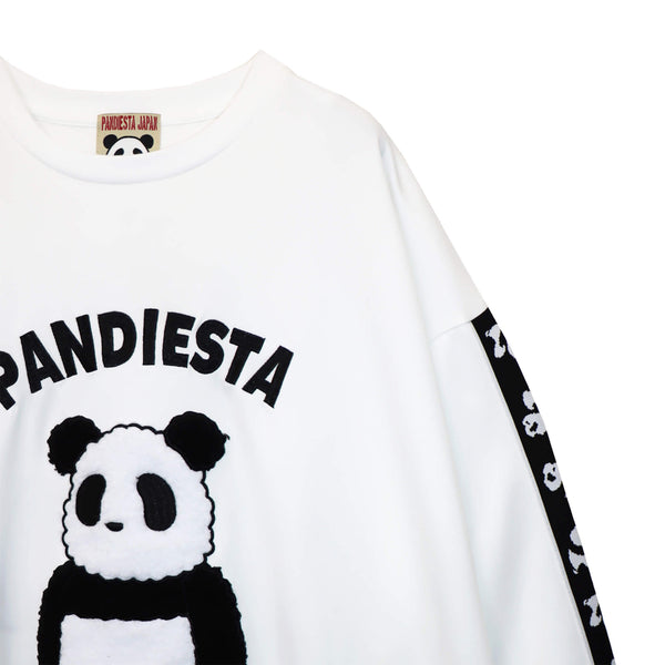 PANDIESTA ぬいぐるみパンダ プルオーバー (595105 MENS/WOMENS)