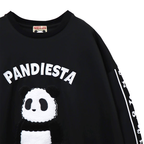 PANDIESTA ぬいぐるみパンダ プルオーバー (595105 MENS/WOMENS)