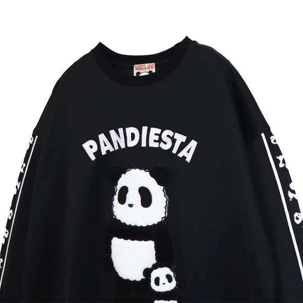 PANDIESTA ぬいぐるみパンダ プルオーバー (595105 MENS/WOMENS)