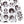 PANDIESTA ROCK STAR PANDA 総柄 オープンシャツ(595320 MENS)