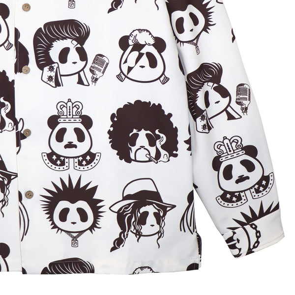 PANDIESTA ROCK STAR PANDA 総柄 オープンシャツ(595320 MENS)