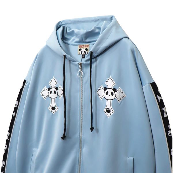 PANDIESTA ぬいぐるみパンダ フルジップ パーカー (595103 MENS/WOMENS)