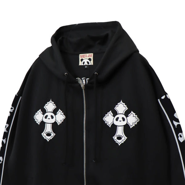 PANDIESTA ぬいぐるみパンダ フルジップ パーカー (595103 MENS/WOMENS)