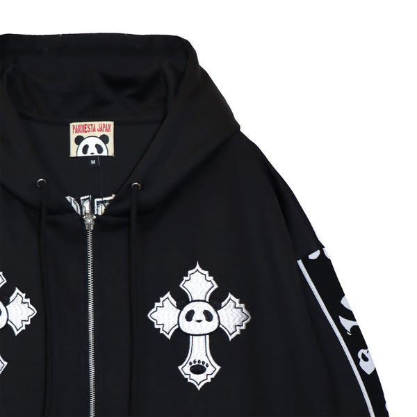 PANDIESTA ぬいぐるみパンダ フルジップ パーカー (595103 MENS/WOMENS)