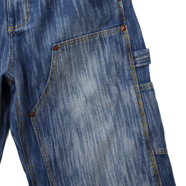 熊猫謹製 ウェーブ ジャガード ダブルニー ぺインター パンツ(595651 MENS)