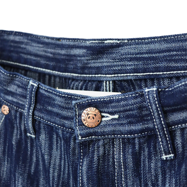熊猫謹製 ウェーブ ジャガード ダブルニー ぺインター パンツ(595651 MENS)