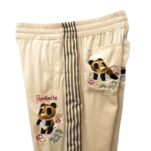 PANDIESTA タイガーパンダ ベロア ジャージ パンツ(595207 MENS/WOMENS)