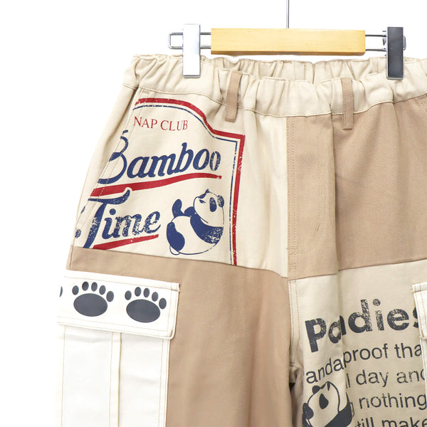 PANDIESTA シンメトリー 切替 リメイク カーゴパンツ(595958 MENS/WOMENS)