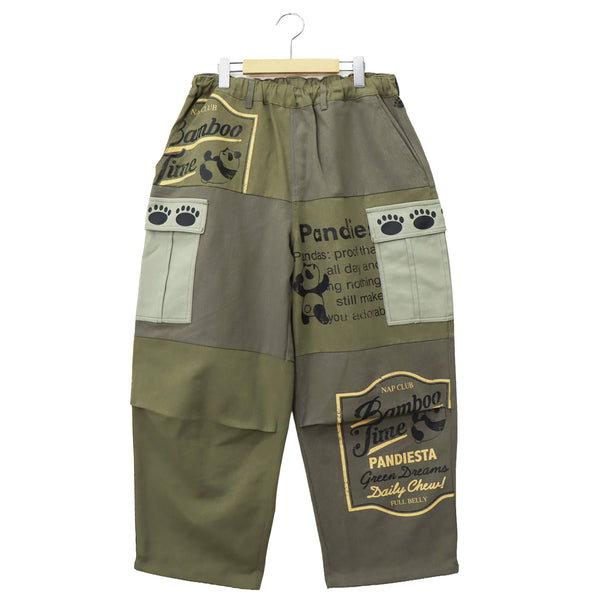 PANDIESTA シンメトリー 切替 リメイク カーゴパンツ(595958 MENS/WOMENS)