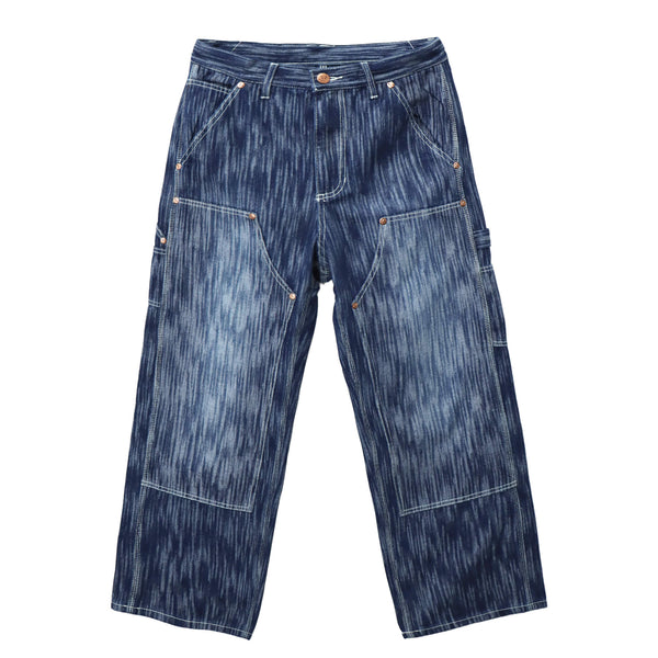熊猫謹製 ウェーブ ジャガード ダブルニー ぺインター パンツ(595651 MENS)