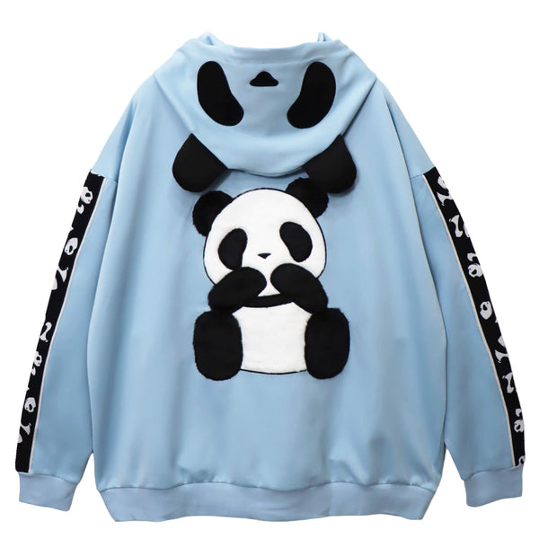PANDIESTA ぬいぐるみパンダ フルジップ パーカー (595103 MENS/WOMENS)