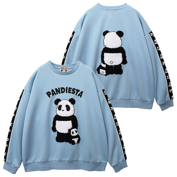 PANDIESTA ぬいぐるみパンダ プルオーバー (595105 MENS/WOMENS)
