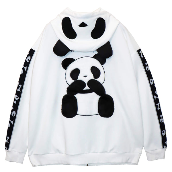 PANDIESTA ぬいぐるみパンダ フルジップ パーカー (595103 MENS/WOMENS)